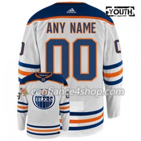 Adidas Maillot de Hockey Edmonton Oilers Personnaliser Blanc Authentic - Enfant